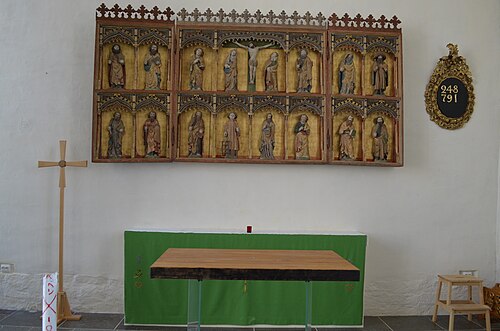 Älvestads kyrka, intérieur