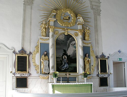 Alböke kyrka, interno