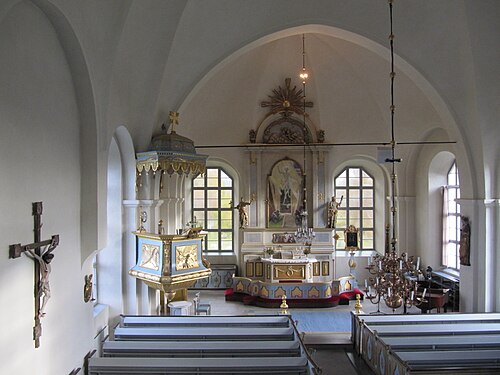 Attmars kyrka, intérieur