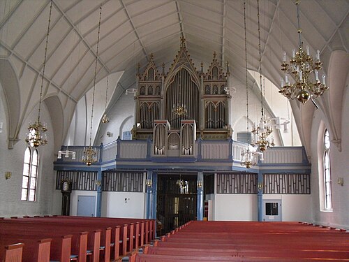 Fässbergs kyrka, interno