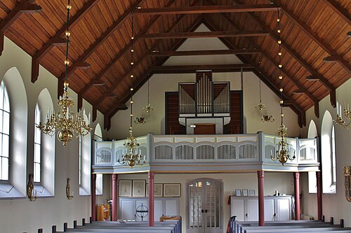 Jäts nya kyrka, intérieur