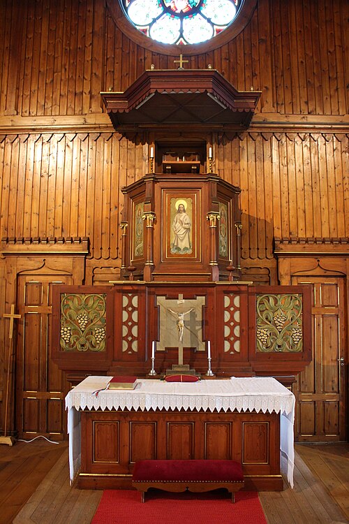 Ljusne kyrka, interno