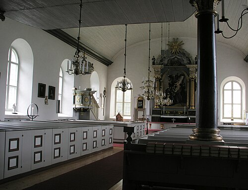Runstens kyrka, interno