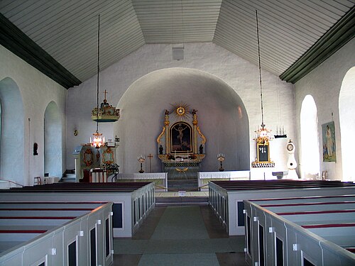 Södra Möckleby kyrka, interno
