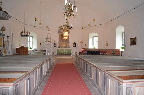 Trosa stads kyrka, interno