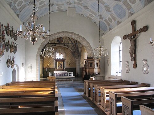 Dalby kyrka, intérieur