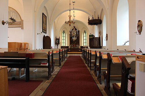 Lundby kyrka, interno