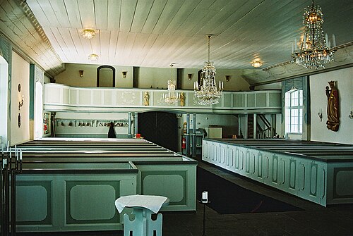 Billingsfors kyrka, interno
