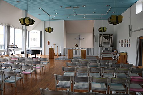 Fisksätra kyrka, intérieur