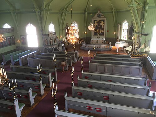 Grundsunds kyrka, interno