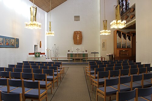 Högåskyrkan, interno