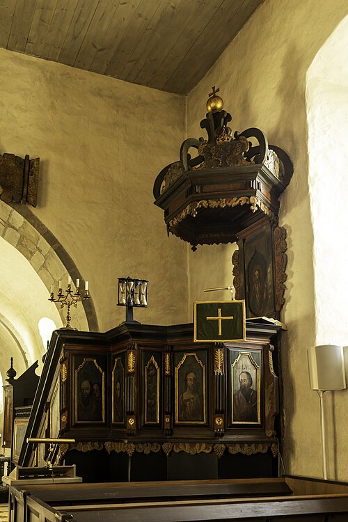 Alva kyrka, interno