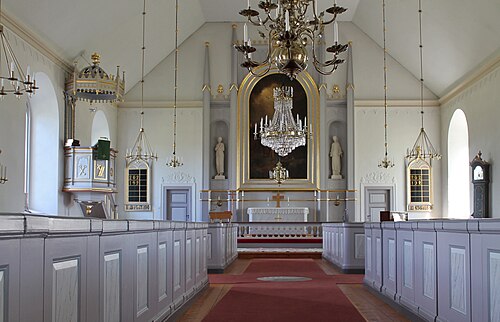 Tjureda kyrka, intérieur