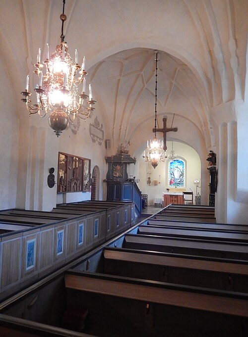Tveta kyrka, Södermanland, intérieur