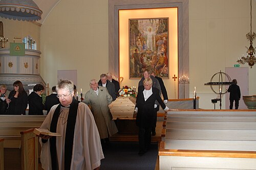 Tärendö kyrka, interno