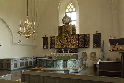 Möklinta kyrka, intérieur