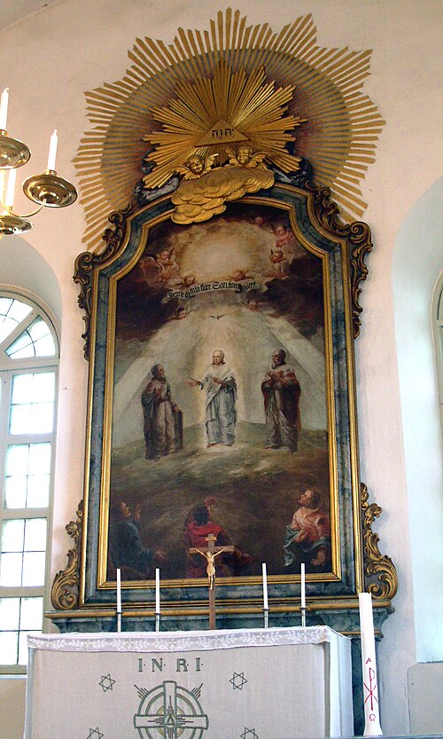 Floda kyrka, interno