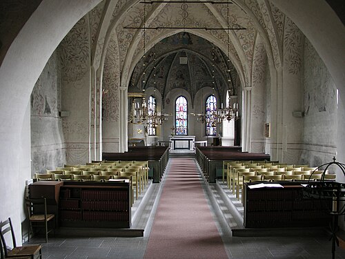 Danmarks kyrka, interno