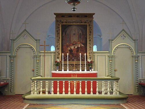 Glumslövs kyrka, interno