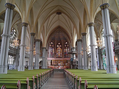 Oscar Fredriks kyrka, intérieur