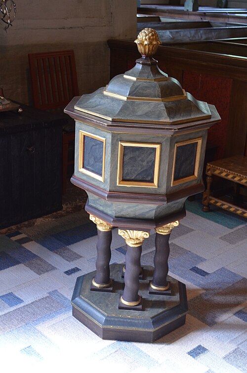 Visnums kyrka, interno