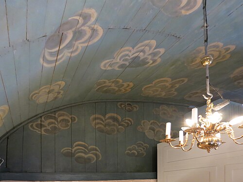 Angereds kyrka, interno