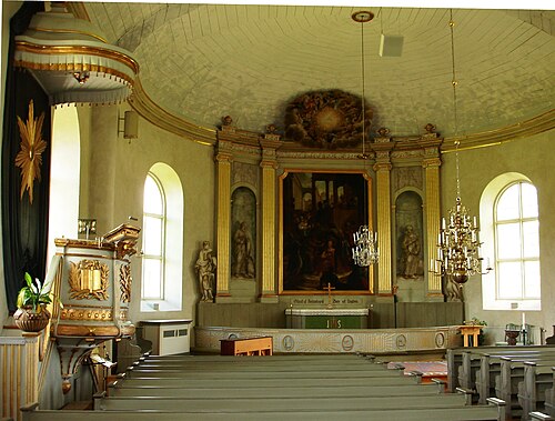 Sunds kyrka, interno