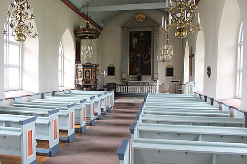 Vapnö kyrka, intérieur