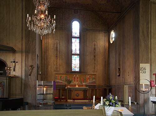 Allhelgonakyrkan, intérieur