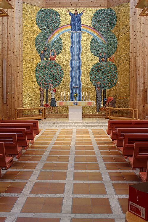 Gottsunda kyrka, interno