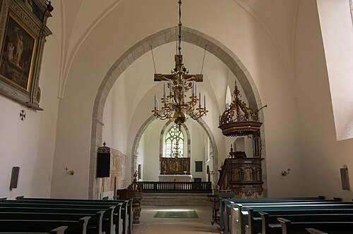 Kräklingbo kyrka, interno