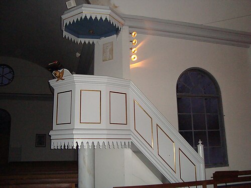Sätra brunns kyrka, interno