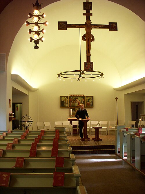 Stora Sköndals kyrka, intérieur