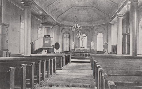 Holmsunds kyrka, interno