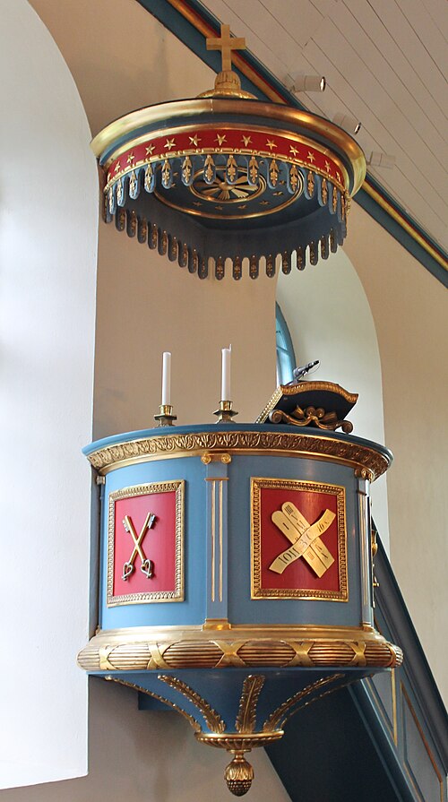 Öja kyrka, interno