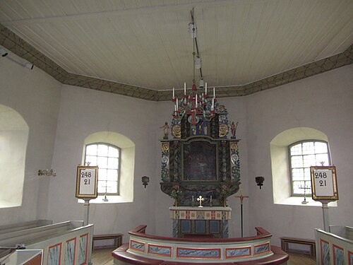 Lerdala kyrka, interno