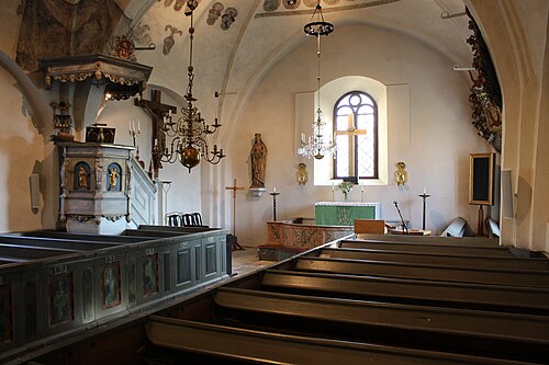 Lillkyrka kyrka, interno