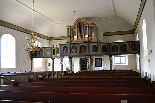 Rudskoga kyrka, interno