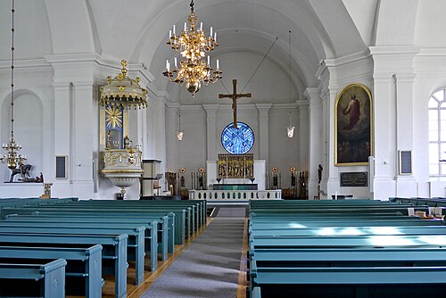 Skellefteå landsförsamlings kyrka, interno