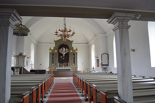 Tjörnarps kyrka, intérieur