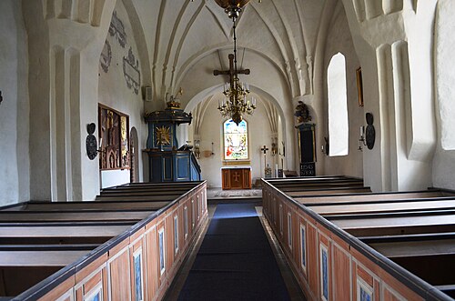 Tveta kyrka, Södermanland, intérieur