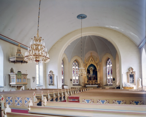 Kinna kyrka, interno