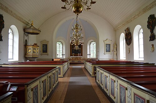 Kärda kyrka, interno