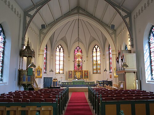 Trollhättans kyrka, interno