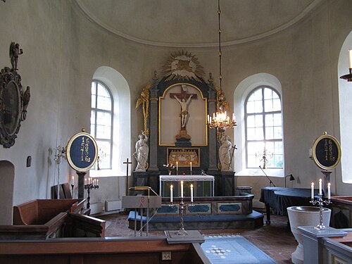 Vassunda kyrka, intérieur