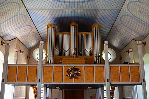 Vists kyrka, interno