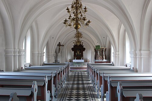 Kyrkheddinge kyrka, interno