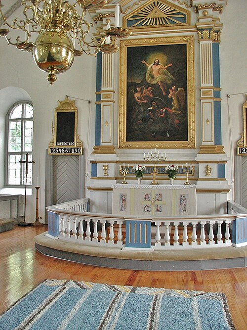 Löts kyrka, interno