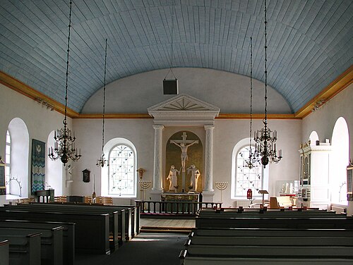 Påskallaviks kyrka, interno