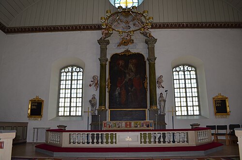 Södra Vi kyrka, intérieur